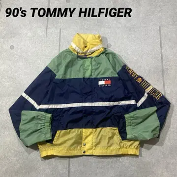 90s 빈티지 TOMMY HILFIGER 나일론 자켓 멀티