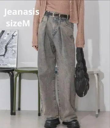 JEANASIS 지나시스 턱 데님 와이드 팬츠 블루 계열 기타 3
