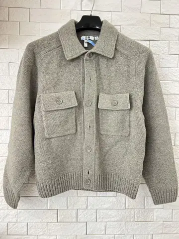 UNIQLO U 라무 니트 자켓 그린 S