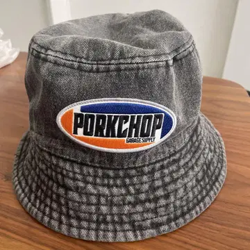 PORKCHOP 버킷햇 그레이