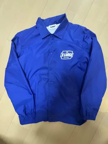X-LARGE 블루 나일론 자켓