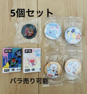 BT21 캔뱃지 아크릴 스티커