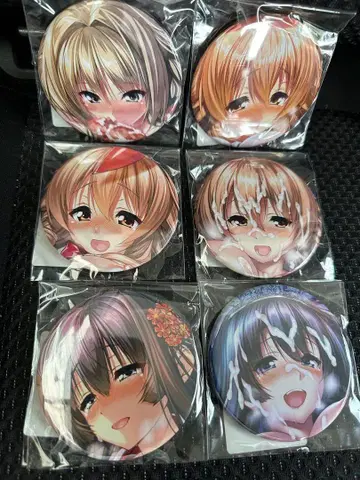 fanza 온라인 복권 아마카노3 정보 공개 기념 복권 D상 캔뱃지 세트