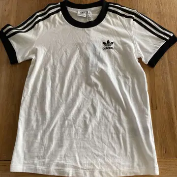 adidas 반팔 티셔츠 화이트/블랙