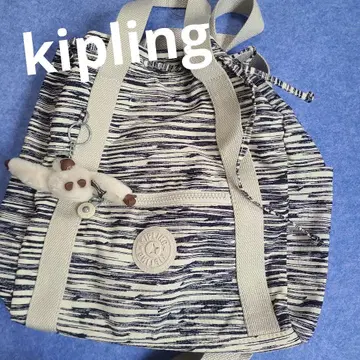 Kipling 스트라이프 백팩