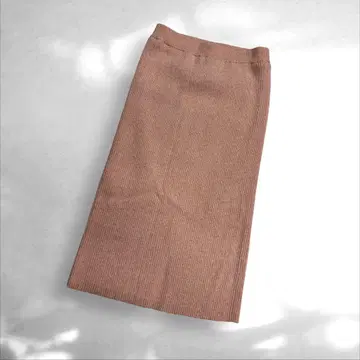 에스트네이션 리브 타이트 스커트 허리밴딩 고급스러운 성인 핑크 M (B1