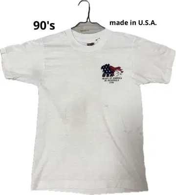 90년대 HEART OF AMERICA T셔츠 프룻 오브 더 룸