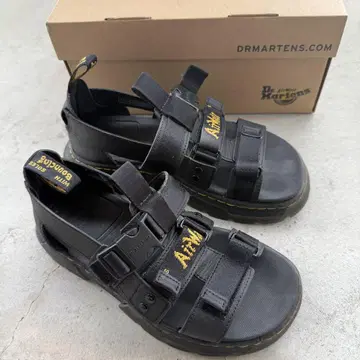 닥터 마틴 블랙 샌들 25 26