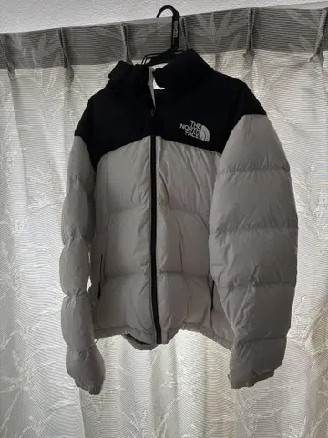THE NORTH FACE 다운 자켓 XL 그레이/블랙
