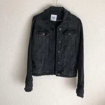 ZARA 미사용 크러쉬 데님 자켓 G