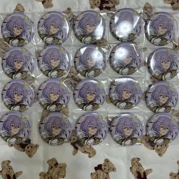 꽃무리 겨울눈 캔뱃지 20개