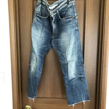 nonnative 데미지 가공 블루 데님 팬츠 사이즈 1