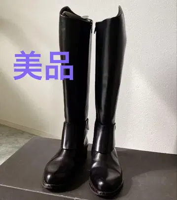 새상품급. 프랑코 마르티니 블랙 가죽 롱 부츠