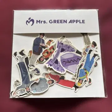 Mrs. GREEN APPLE 라일락 스티커 세트