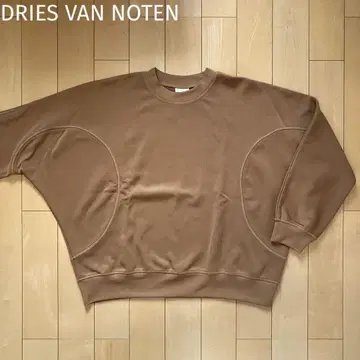 DRIES VAN NOTEN 1벌룬 와이드 맨투맨 Tan S