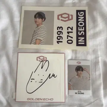SF9 인성 GOLDEN ECHO