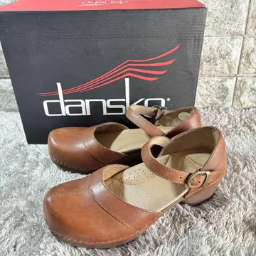 컨디션 최상 dansko 단스코 MAE 스트랩 가죽 신발 박스 포함