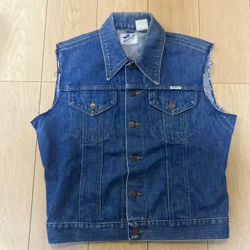 80s USA제 WRANGLER 데님 자켓 베스트