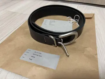 핸더 스킴 탄닌 벨트 블랙 배송비 포함
