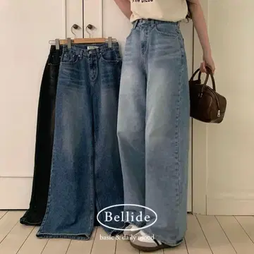 한국 [Beidelli] BELLIDE MADE 오션 와이드 데님 팬츠
