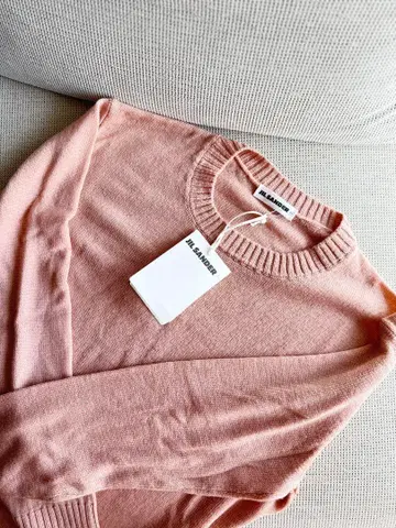 택 포함 미사용 새상품 JIL SANDER+ 울 니트