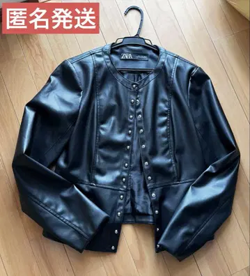 ZARA 블랙 노카라 자켓 M