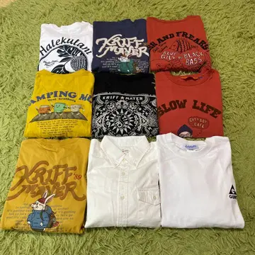 롱T 9점 일괄 판매 (티셔츠 1점)