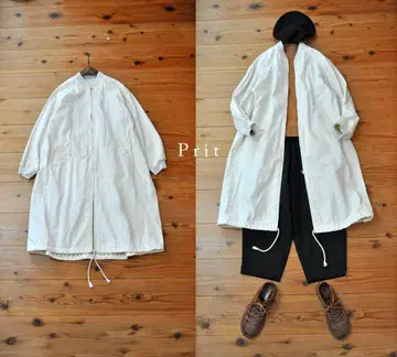 프릿(Prit) 와이드 블루종 코트