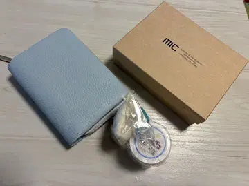 접이식 지갑 mic 페일 블루 (한정판 색상)