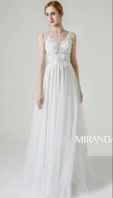 MIRANDA 화이트 웨딩 드레스