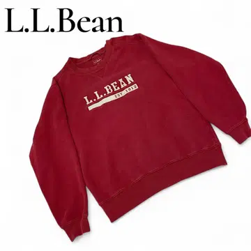 L.L.BEAN 엘엘빈 로고 버건디 빨간색 트레이닝복 자수