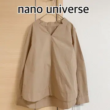 nano universe 나노 유니버스 긴팔 블라우스 베이지