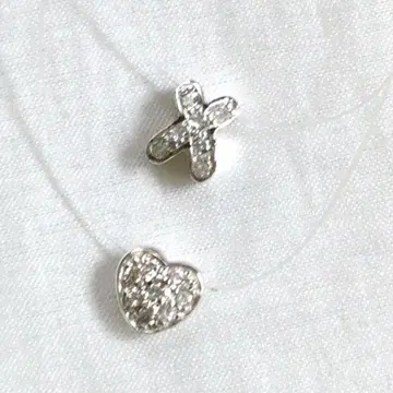 실버 925 하트 크로스 목걸이