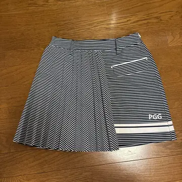 PGG 스트라이프 플리츠 스커트 00 사이즈