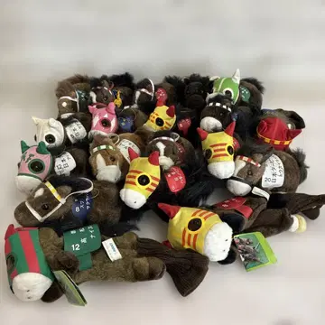 경마 마스코트 봉제 인형 묶음 판매