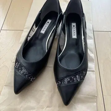 [ 새상품급 ] DIANA 다이애나 레이스 펌프스 블랙 23.5cm