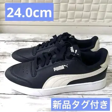 [택 포함 새상품] PUMA 스니커즈 셔플 24.0cm 네이비
