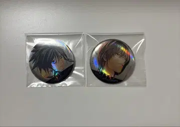 데스노트 야가미 라이토 L 메탈 캔뱃지 세트