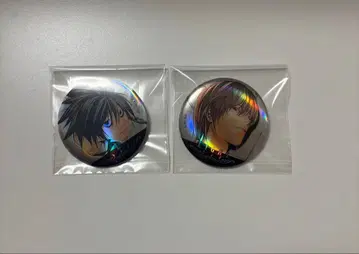 데스노트 야가미 라이토 L 메탈 캔뱃지 세트