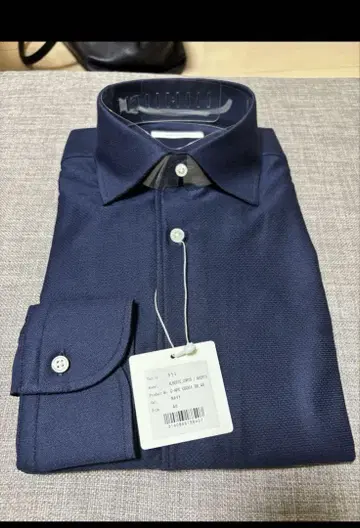 시착만 한 상품 ARCODIO ALBERTO 네이비 긴팔 셔츠