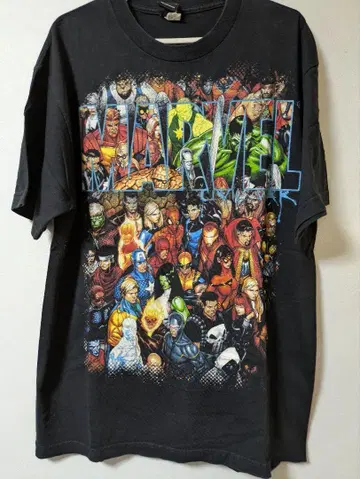 MARVEL 캐릭터 T셔츠 L 사이즈 블랙
