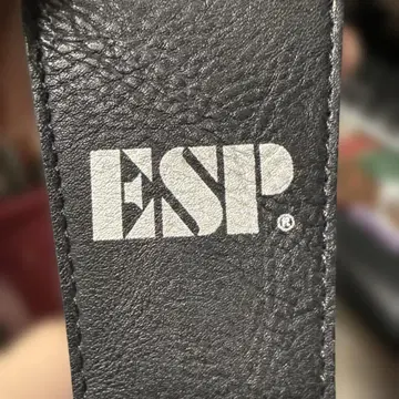 ESP 기타 베이스 가죽 스트랩 와이어리스 홀더