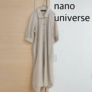 nano universe 나노 유니버스 긴팔 원피스 베이지