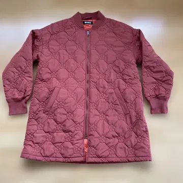 MARY QUANT 버건디 퀼팅 자켓