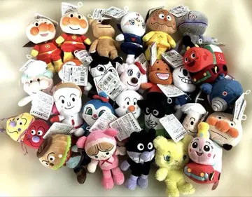 호빵맨 봉제 인형 미사용 바타코상 치즈 잼아저씨