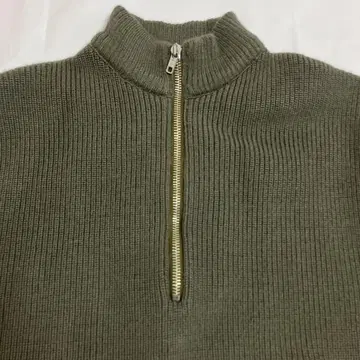 NVA 구 동독군 하프 지퍼 니트 밀리터리 유로 유럽