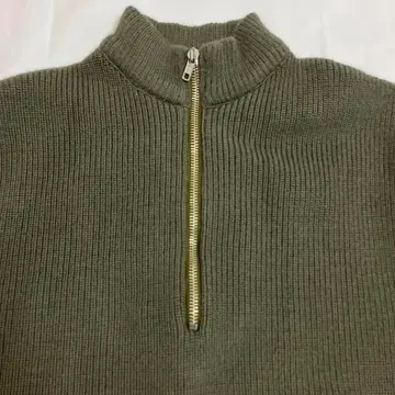 NVA 구 동독군 하프 지퍼 니트 밀리터리 유로 유럽