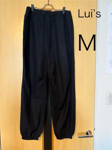 Lui's 블랙 이지 팬츠 M