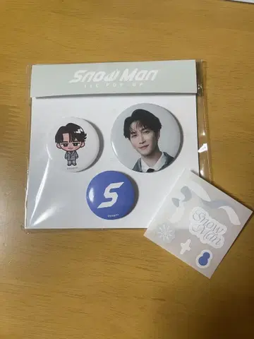 SnowMan 스노우만 팝업 캔뱃지 세트 와타나베 쇼타 한국 한정판