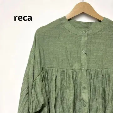 reca 개더 볼륨 블라우스